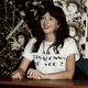 Kate Bush signs her album The Dreaming for fans at the Virgin Megastore, Oxford Street on September 14, 1982, in London, United Kingdom